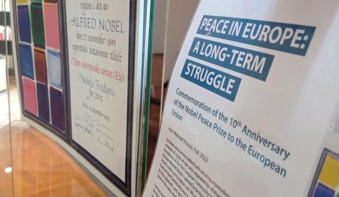 EXPOSITION "La paix en Europe : un combat de longue haleine"