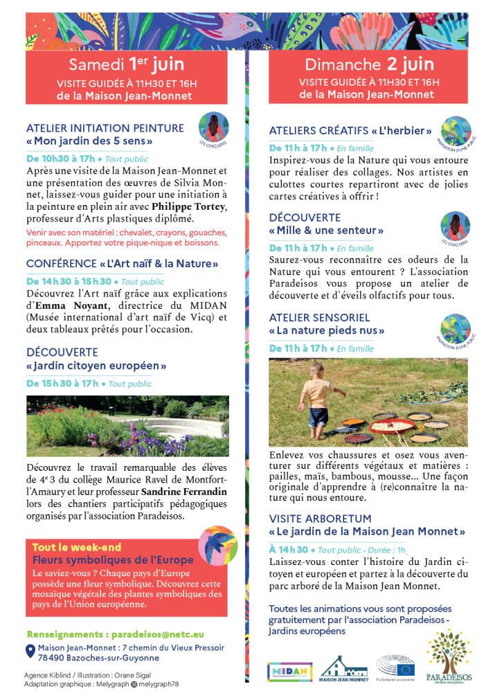 Programme du rdv jardins