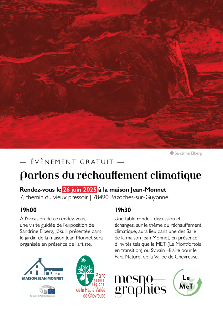 Table ronde sur le réchauffement climatique avec l'artiste Sandrine Elberg
