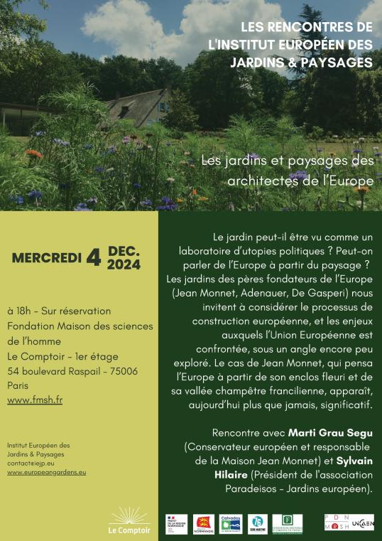 Rencontre sur les jardins et paysages des architectes de l’Europe