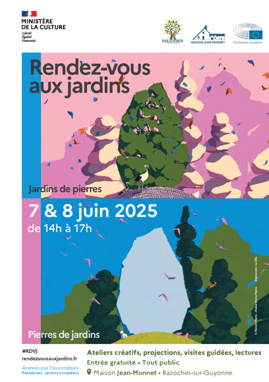 Rendez-vous aux jardins 7 et 8 juin 2025 à la Maison Jean Monnet