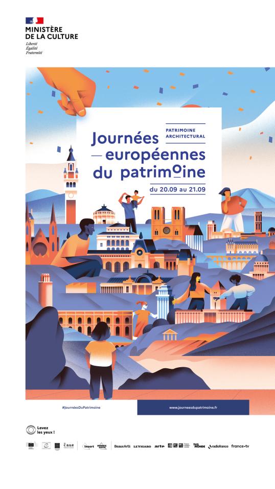 Journées européennes du patrimoine 2025 le 20 et 21 septembre