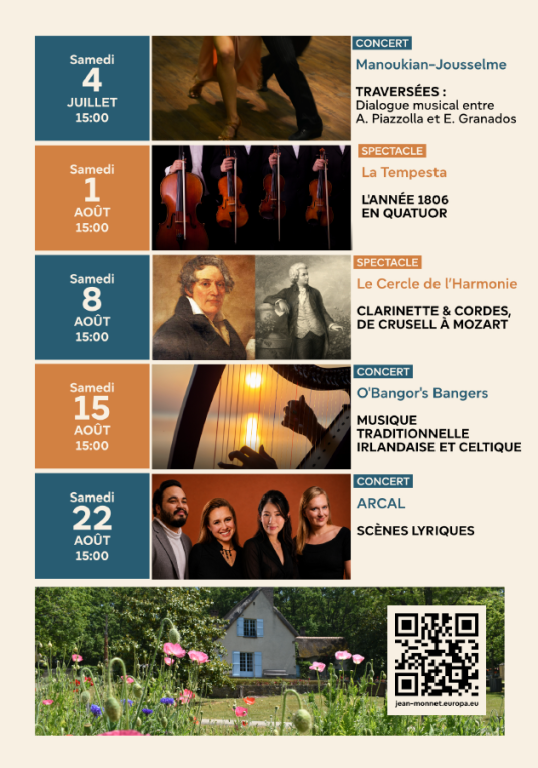 Programme culturel à la Maison Jean Monnet 2026