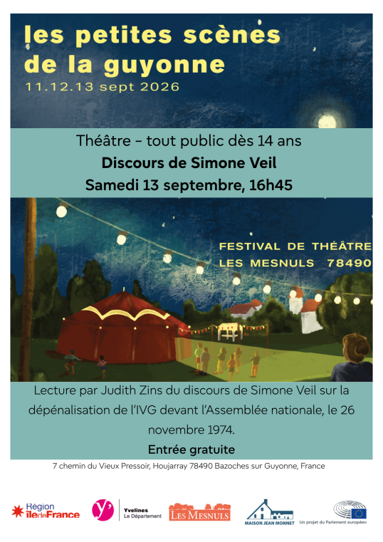 Théâtre - Discours de Simone Veil