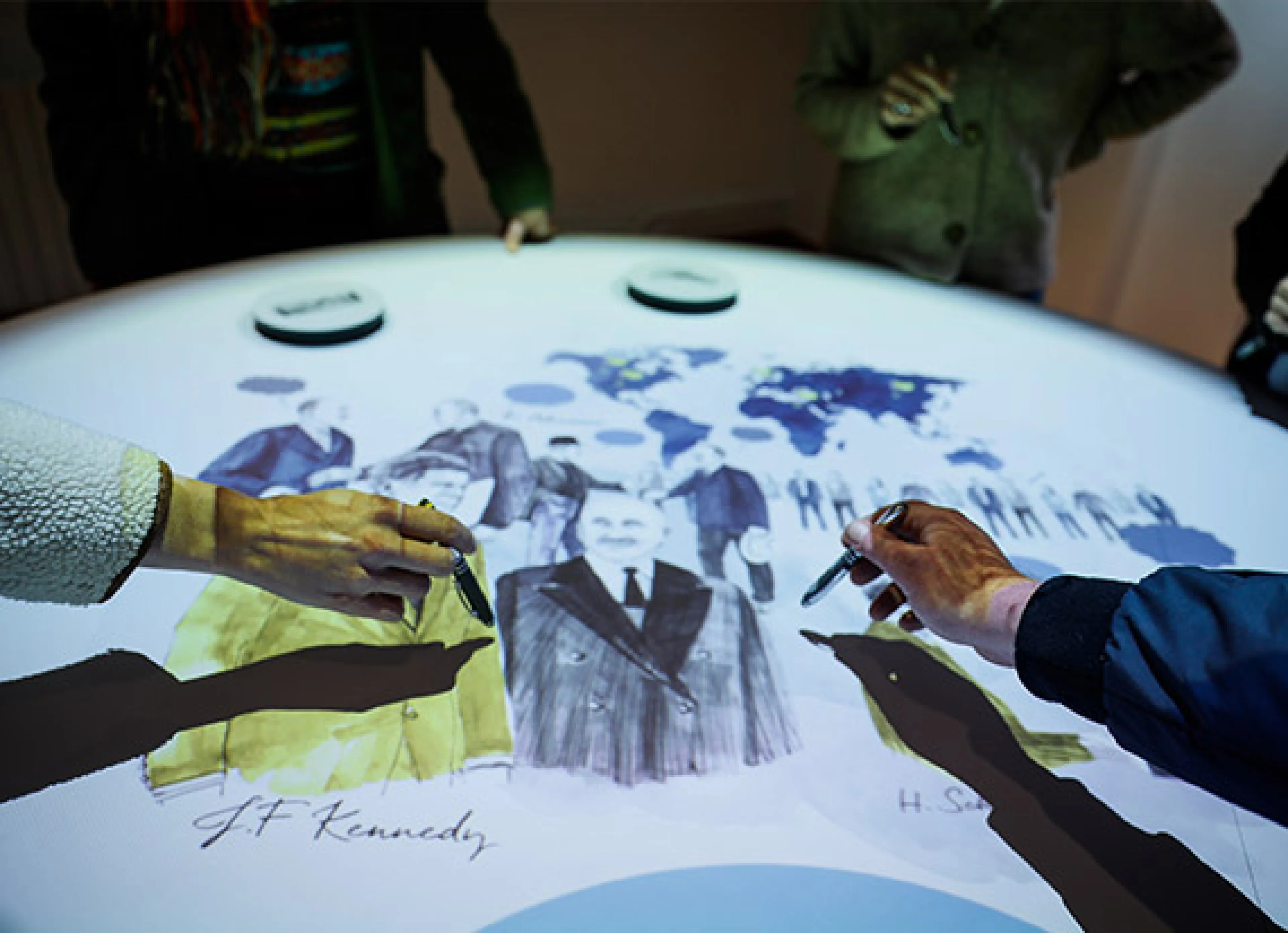 First floor interactive table