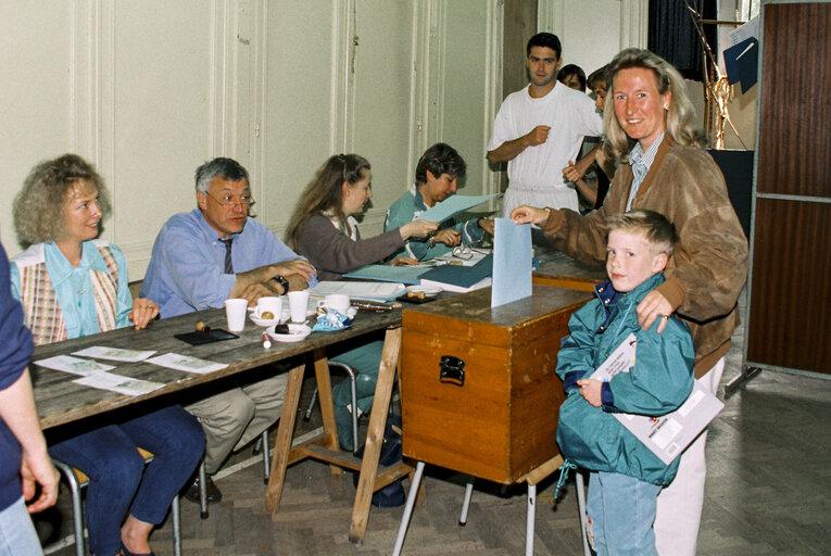 Élections européennes à Bruxelles le 12 juin 1994 